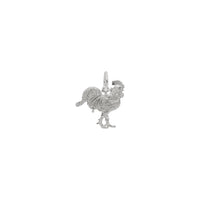 Rooster Charm white (14K) main - Popular Jewelry - New York