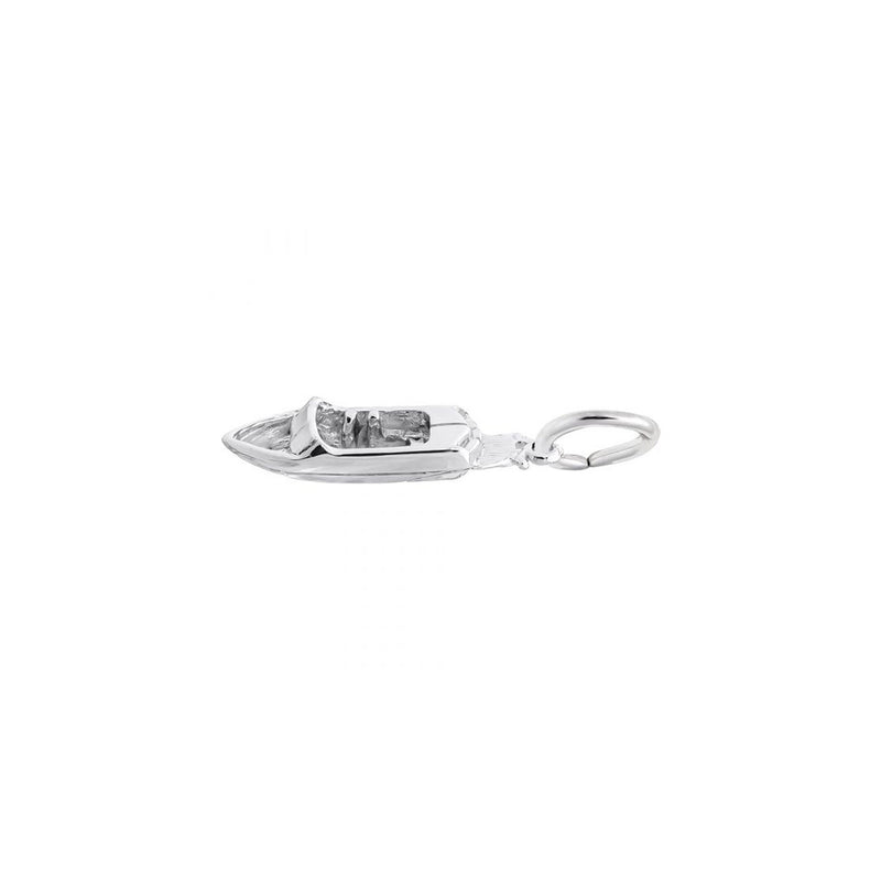 Speedboat Charm white (14K) main - Popular Jewelry - New York