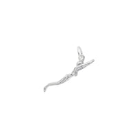 Լող իգական սուզորդ հմայքը սպիտակ (14K) հիմնական - Popular Jewelry - Նյու Յորք