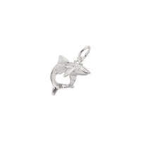 Tiger Shark Pendant white (14K) main - Popular Jewelry - New York