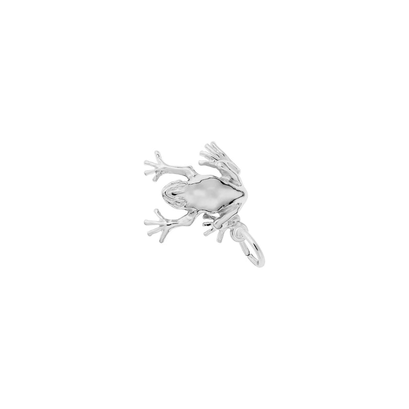Tree Frog Charm white (14K) main - Popular Jewelry - New York