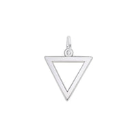 Trinity Triangle Charm white (14K) main - Popular Jewelry - New York