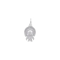 Turkey Pendant white (14K) front - Popular Jewelry - New York