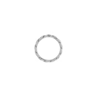 Krúžok s krúteným lanom 3 mm (14K)