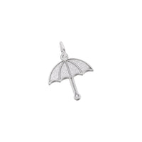 Umbrella Charm white (14K) main - Popular Jewelry - New York