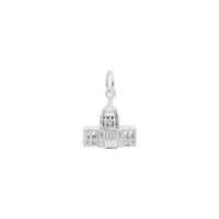 United States Capitol Building Charm white (14K) main - Popular Jewelry - New York