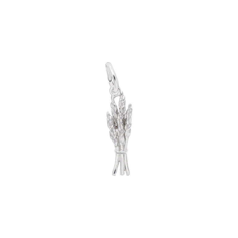 Wheat Bundle Charm white (14K) main - Popular Jewelry - New York