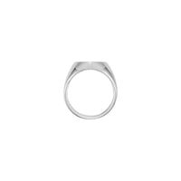 Wholesome Heart Signet Ring white (14K) setting - Popular Jewelry - New York
