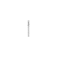 Tkana traka bijela (14k) strana - Popular Jewelry - New York