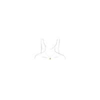 Libra Zodiac Symbol Disc Pendant