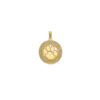 ALASKA Bear Paw Print Pendant (14K)