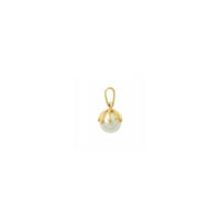 Lush Pearl Pendant (14K)  side - Popular Jewelry - New York