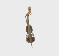 Double Bass Pendant (14K)