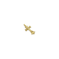 Fleur De Lis Cross Pendant (18K) diagonal - Popular Jewelry - New York