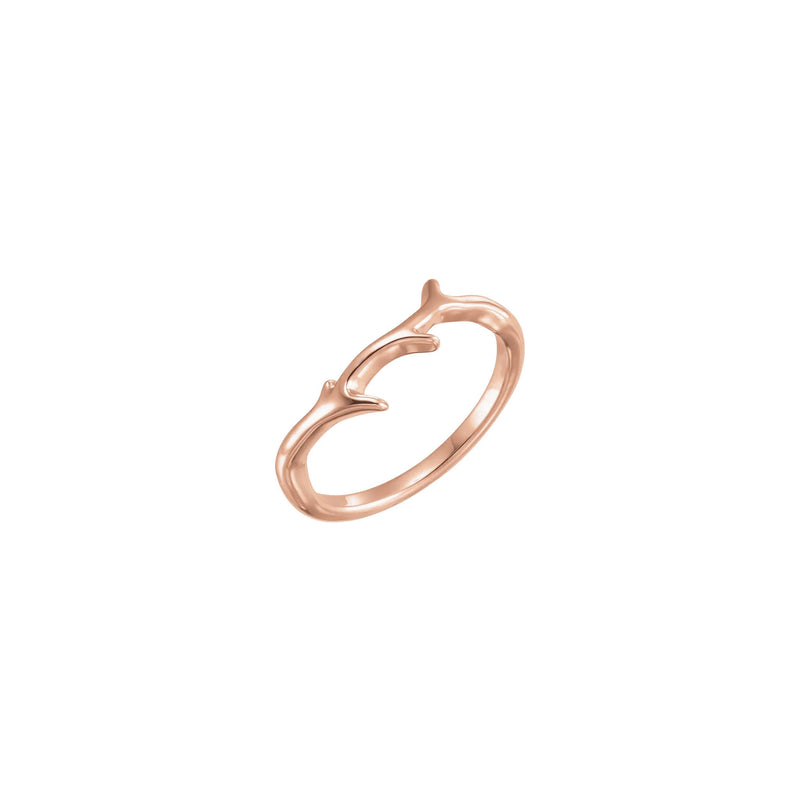 Branch Ring rose (18K) main - Popular Jewelry - New York