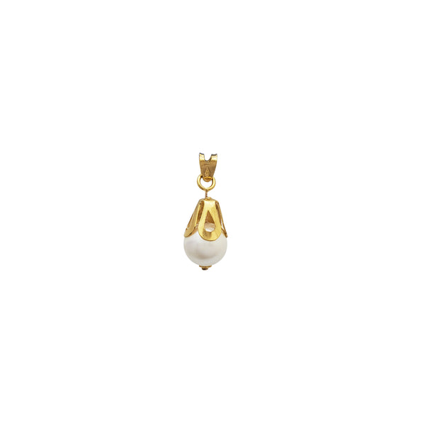 Bulb Pearl Pendant (18K)
