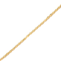 Diamond-Cuts Leaf Floral Bracelet (14K).