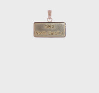 OBX North Carolina Plate Charm (14K)