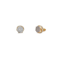 Diamond Icy King's Crown Stud Earrings (14K) Popular Jewelry New York