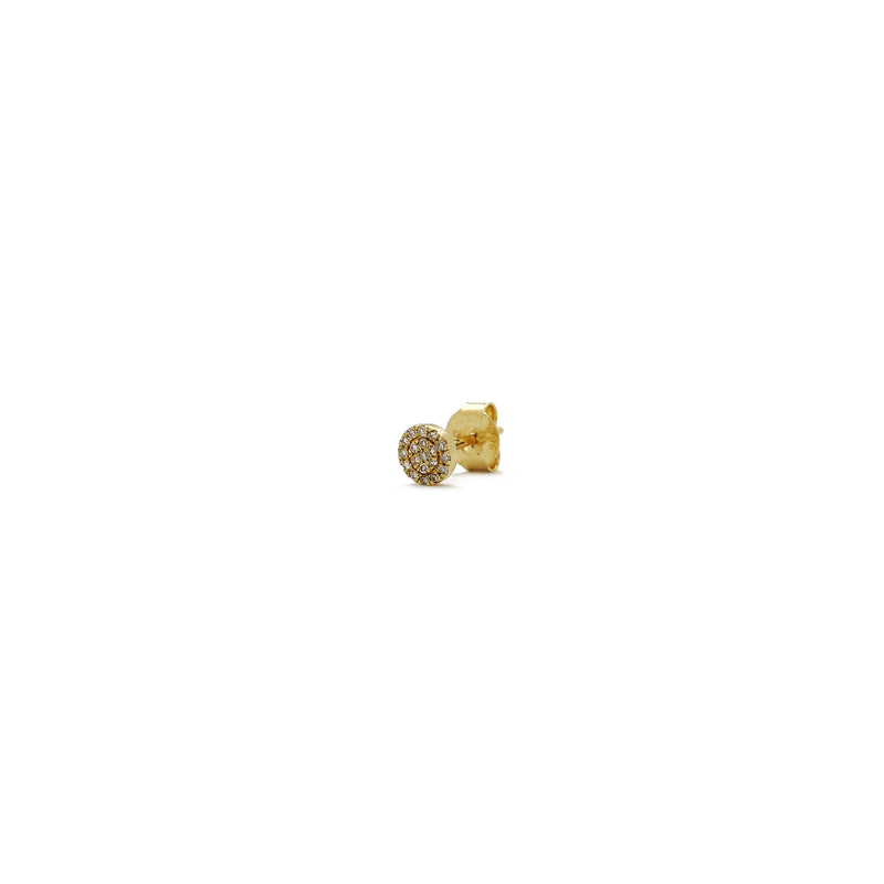 Diamond Mini Cluster Stud Earrings (14K) Popular Jewelry New York