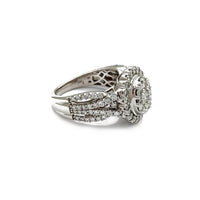 Diamond Pave Cocktail Oval Ring (14K) Popular Jewelry نيو يارڪ