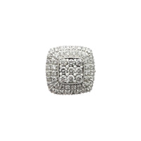 Diamond Square Cocktail Ring (14K) Popular Jewelry New York