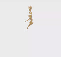 Acrobatic Dancer Pendant (14K) 360 - Popular Jewelry - Ņujorka