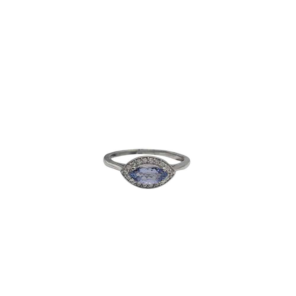 Marquise Tanzanite Lady Ring (Silver)
