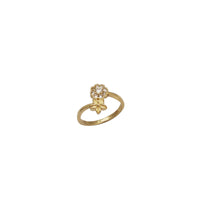 Star Flower Lady CZ Ring (14K)