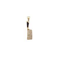 Pendant Cleaver Iced Out (14K)