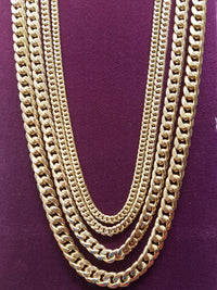 Lightweight Miami Cuban Link Chain - Box Lock (10K) - Popular Jewelry - New York