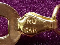 Tri-Gold XOXO Necklace 14K - Lucky Diamond 恆福珠寶金行 New York City 169 Canal Street 10013 Jewelry store Playboi Charlie Chinatown @luckydiamondny 2124311180