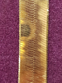 Herringbone Necklace (10K) - Lucky Diamond 恆福 珠寶 金 行 New York City 169 Canal Street 10013 Tindahan nga alahas Playboi Charlie Chinatown @luckydiamondny 2124311180