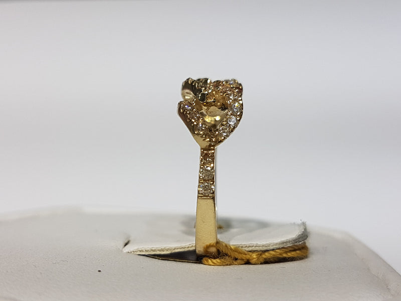 Iced-Out Slim Cubanlink Ring 10K - Lucky Diamond 恆福珠寶金行 New York City 169 Canal Street 10013 Jewelry store Playboi Charlie Chinatown @luckydiamondny 2124311180