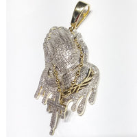 Diamond Praying Pendant (14K)