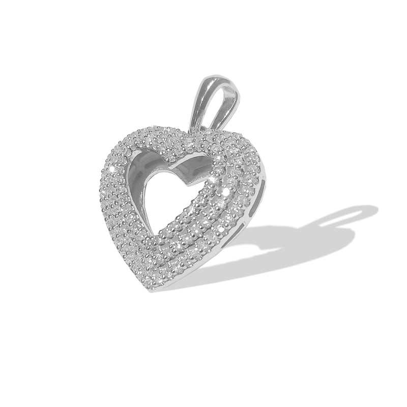 Diamond Heart Pendant (14K)