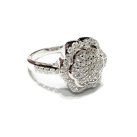 Flower CZ Ring (Sterling Silver)