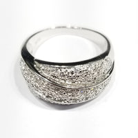 Tri-Band CZ Ring (Sterling Silver)