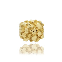 Nugget Yellow Gold Ring (14K)