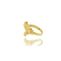 Uzi Gun Yellow Gold Ring (14K)