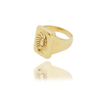 Spiral Door Yellow Gold Ring (14K)