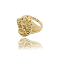 Horse Head Yellow Gold Ring (14K)