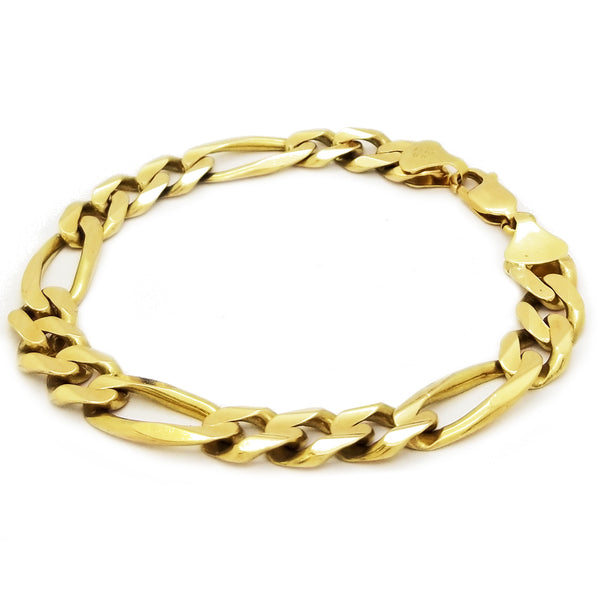 Solid Figaro-Link Bracelet (14K)