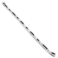 Modern White Gold Bracelet (14K).