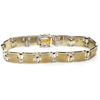 Modern Solid Bracelet (14K).