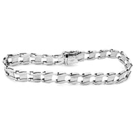 Railroad Link Bracelet (14K) Popular Jewelry New York