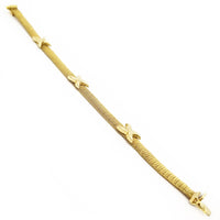 X-Shaped Bracelet (14K)
