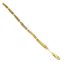 Rope With Knots Yellow Gold Bracelet (14K).