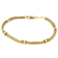 Rope With Knots Yellow Gold Bracelet (14K).