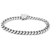 Solid Miami Cuban Bracelet (14K).